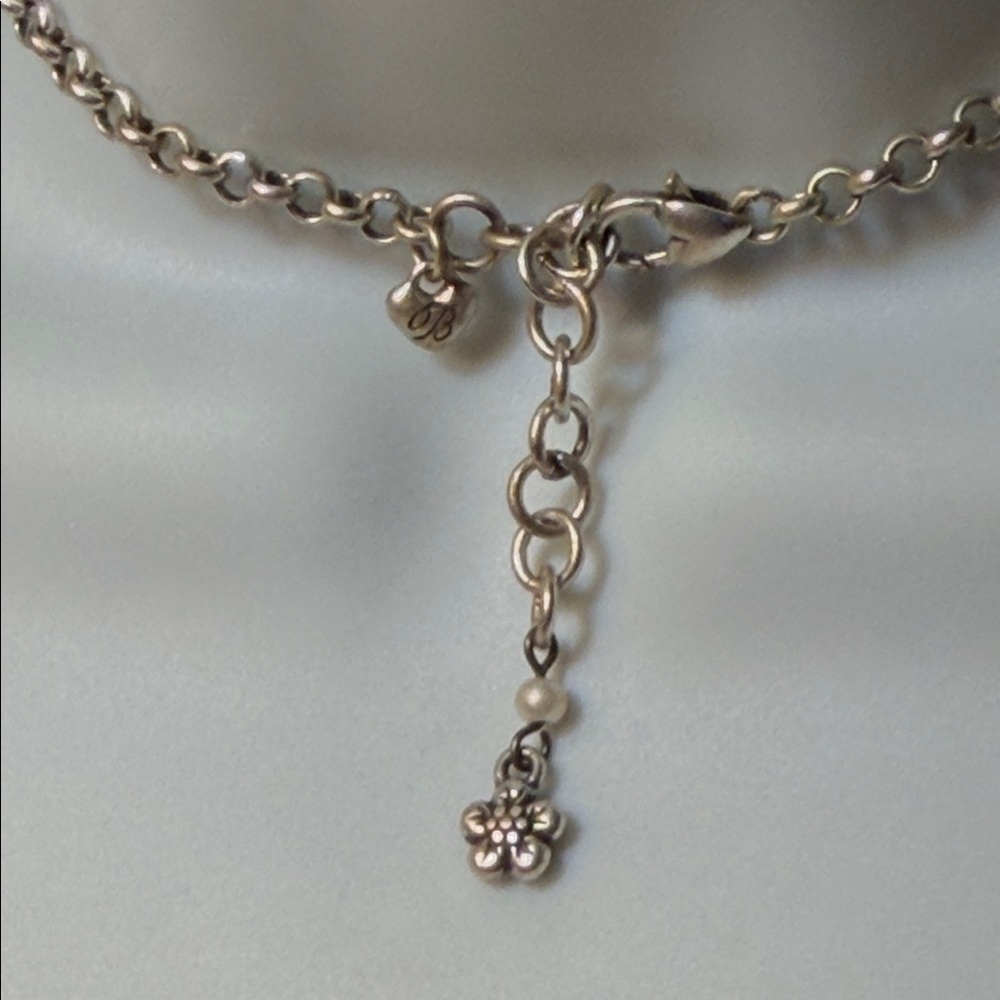 Brighton Heart Pendant Necklace with Flower Design 150 - Picture 7 of 7